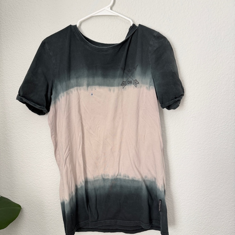 Dutch Bros Blue ombré Tee arrow tulip Dutch luv 1992